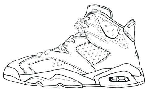 Jordan 11 Low Outline Coloring Coloring Pages