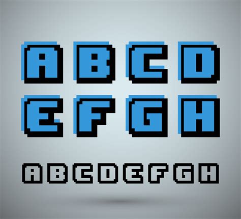 Pixel Art Alphabet