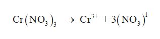 Answered: In a 9M solution of Chromium (III)… | bartleby