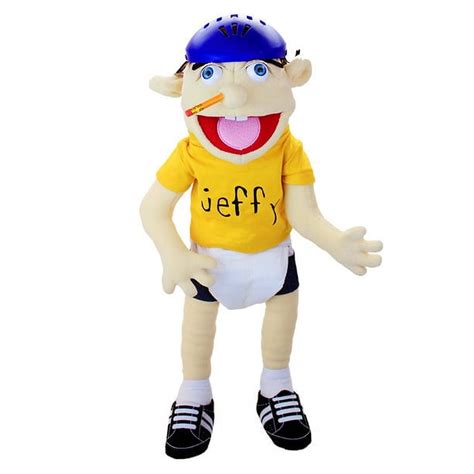 Jeffy Boy Large Hand Puppet Plush Toy, Soft Doll for Kids, Perfect Christmas Gift, Multicolor ...