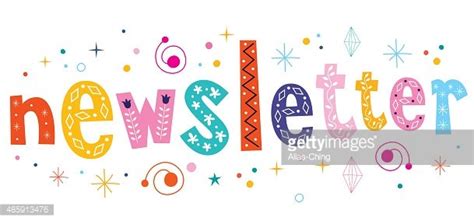 Newsletter - Isolated Word Decorative Lettering Text Stock Clipart ...