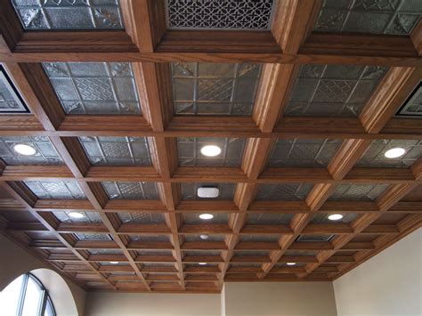 Coffered Ceilings, Wood Suspended Drop Ceiling Systems