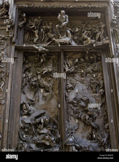 Auguste Rodin s sculpture The Gates of Hell is on the grounds of the ...