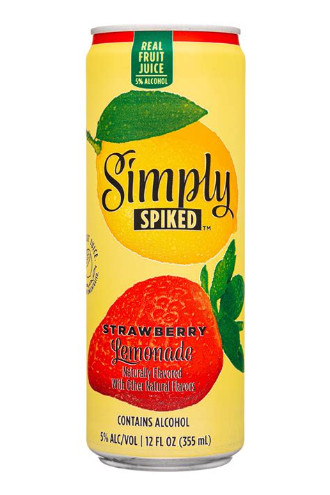 Strawberry Lemonade | Simply Spiked Lemonade | BevNET.com Spirits ...