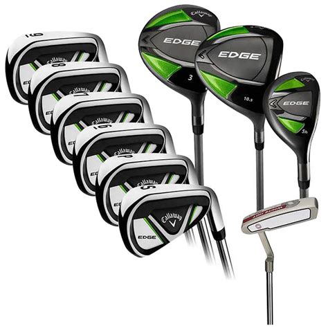 Callaway Edge Men's Right Hand Regular Flex Shaft Golf Clubs 10pc ...