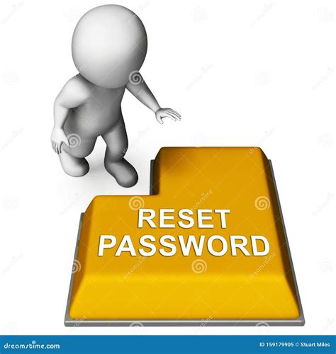 Reset Password Landing Page. Various Business Characters With Big Key ...