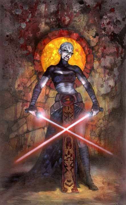 Star Wars: Asajj Ventress by TereseNielsen on @DeviantArt Images Star Wars, Star Wars Pictures ...