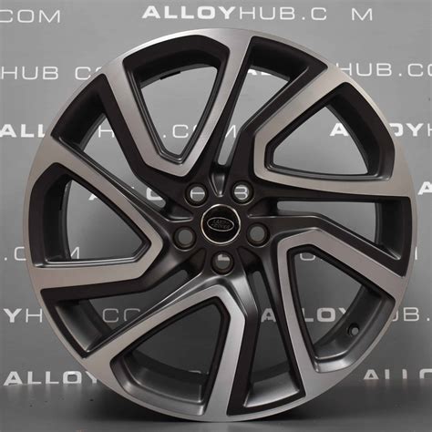 Genuine Land Rover Discovery 5 Style 5025 22" inch Alloy Wheels with Grey & Diamond Turned ...