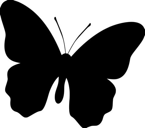 Download Download Png - Clip Art Butterfly Black Transparent Png (#4060674) - PinClipart