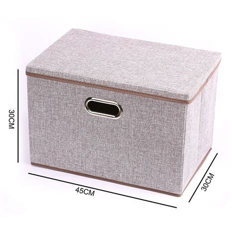 2 Pack Folding Canvas Storage Box – HEARTDECO