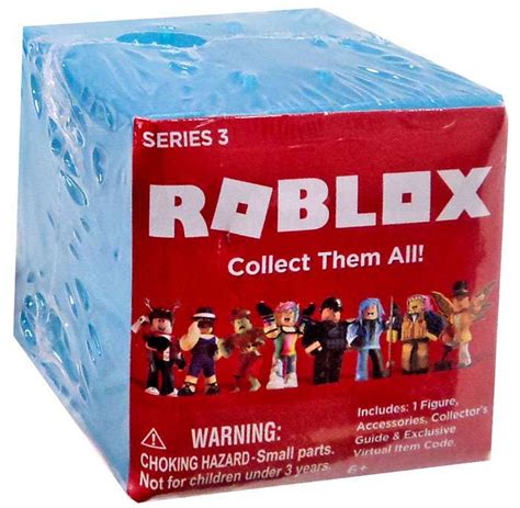 Roblox Series 3 Mystery Pack Blue Cube, 1 RANDOM Figure Virtual Item Code Jazwares - ToyWiz