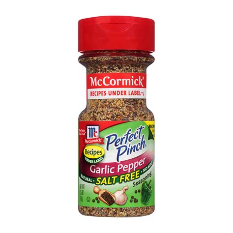 McCormick® Perfect Pinch® Salt Free Garlic Pepper Seasoning Reviews 2019