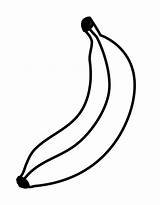 Banana Coloring Pages Free Printable PDF sketch template