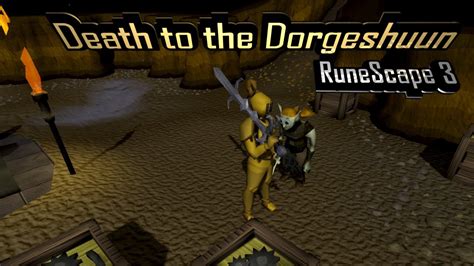 RuneScape 3 Death to the Dorgeshuun Quest Guide - YouTube