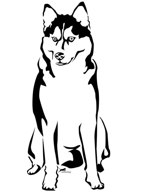 Husky Coloring Page - Coloring Home