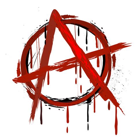 Anarchy symbol. Punk's not dead. 19637450 Vector Art at Vecteezy