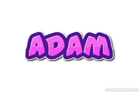 Adam Logo | Free Name Design Tool from Flaming Text