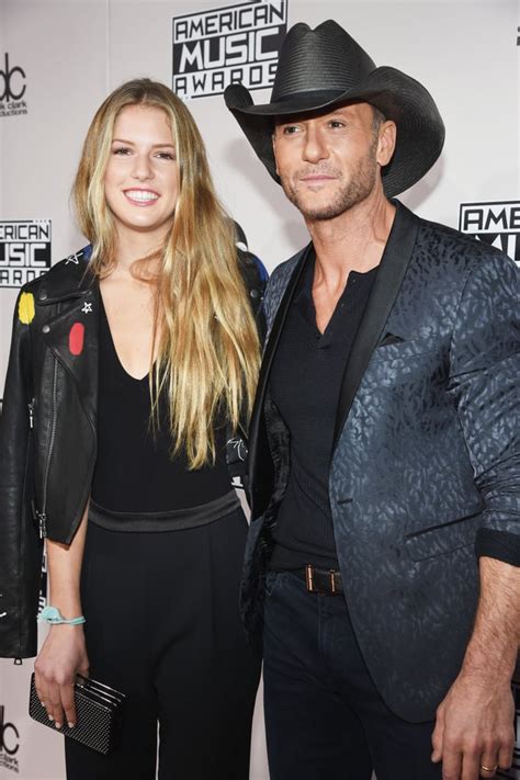 Tim McGraw and Daughter at the American Music Awards 2016 | POPSUGAR ...