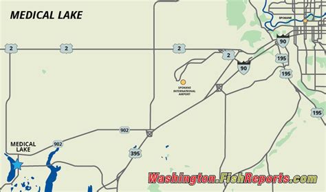 Medical Lake - Medical Lake, WA - Fish Reports & Map