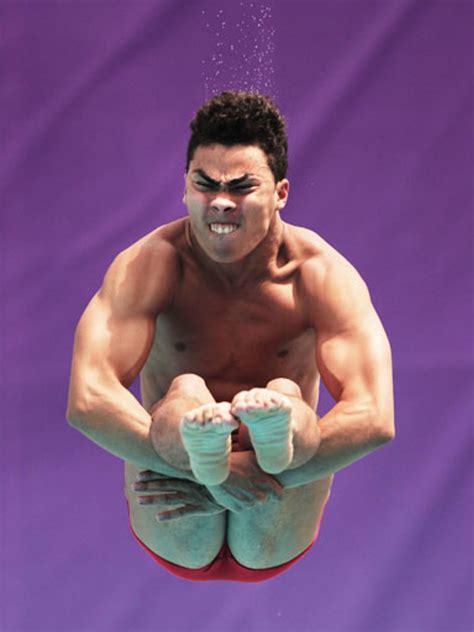 Olympic divers' funny faces