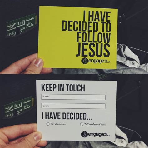 7 Perfect Church Connection Card Examples – Pro Church Tools Intended For Decision Card Template ...