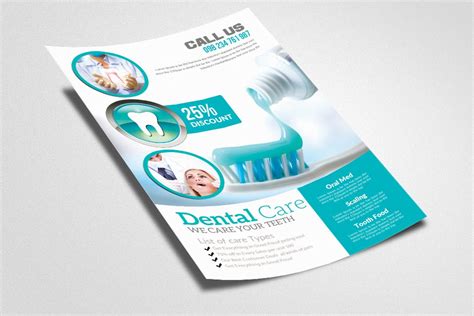 Dentist Flyer Templates | Flyer Templates ~ Creative Market