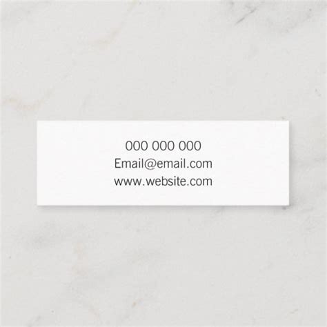 Black and white minimalist business card | Zazzle