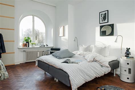 Bedroom design in Scandinavian style