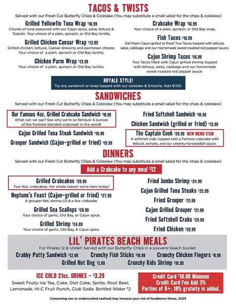 Menu | Ike's Famous Crabcakes | Ocean City