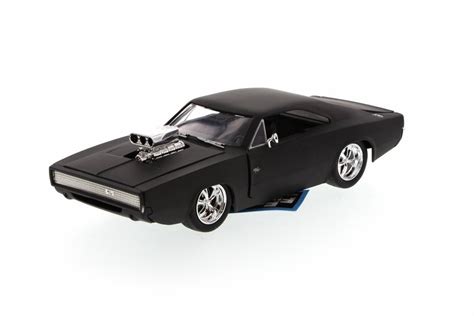 Diecast Car w/Display Turntable - Dom's 1970 Dodge Charger R/T, 1/24 ...