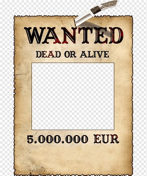 Wanted Dead Or Alive Poster Free Template - PRINTABLE TEMPLATES