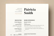 CV Template, Executive Resume