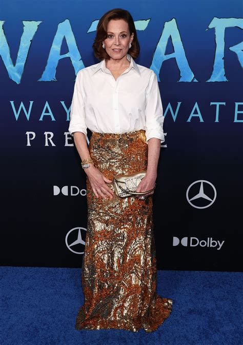 Sigourney Weaver – “Avatar: The Way of Water” Premiere in Los Angeles ...