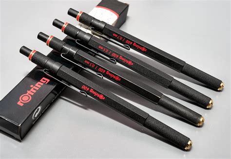 Drafting and Mechanical Pencils: Rotring 600G vs 800