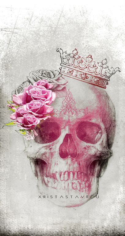 Skull Art by Xrista Stavrou - Skullspiration