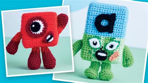 Crochet Numberblock One and Alphablock A - CBeebies - BBC