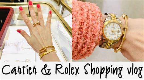 CARTIER & ROLEX SHOPPING VLOG | Cartier Clash - YouTube