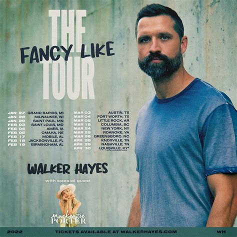 Walker Hayes Heading Out on The Fancy Like Tour in 2022 | WCTO-FM