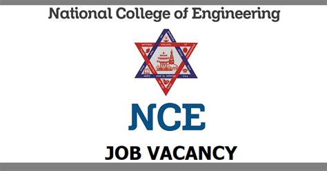 National College of Engineering Vacancy for Associate Professor/ Senior Lecturer/ Lecturer