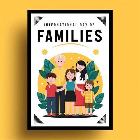 Premium Photo | International Day Of Families Poster Design