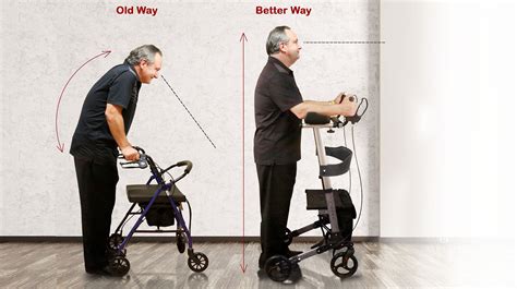 Upright Rollator Rollator Walker With Seat And Forearm Supports ...