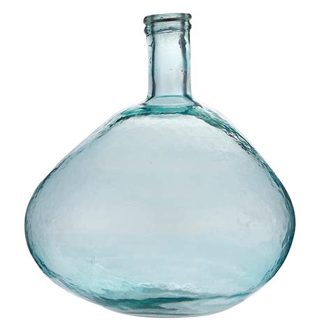 Blue Recycled Glass Vase - Large - [Consumer]Santa Barbara Design Studio