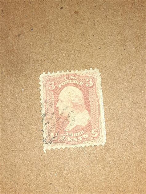 1867 George Washington three cent u.s. postage stamp | Etsy