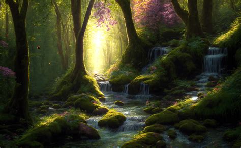 Serene Forest by Beck3D on DeviantArt