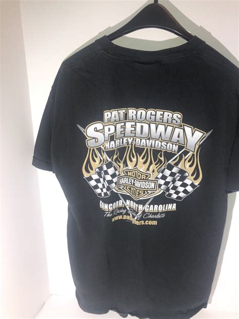 Pat Rogers Speedway Harley Davidson Mens Shirt Size L… - Gem