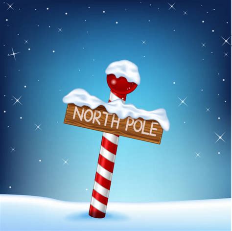 The North Pole Cartoon North Pole Sign Clip Art Library - Bank2home.com