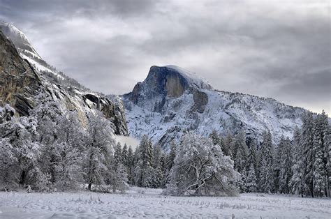 Half Dome in Winter Photograph by Frank Remar - Fine Art America