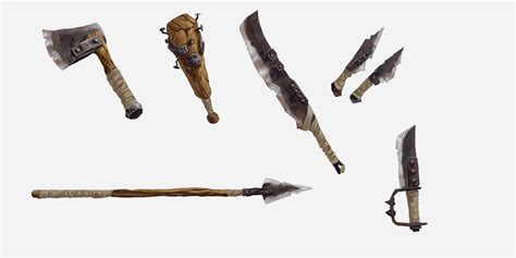 ArtStation - Goblin weapons