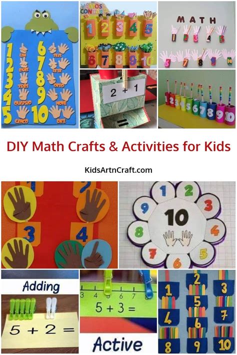 DIY Math Crafts and Activities for Kids - Kids Art & Craft