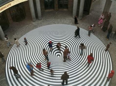 Germany Schirn art gallery Frankfurt rotunda artwork "Spazio ad ...